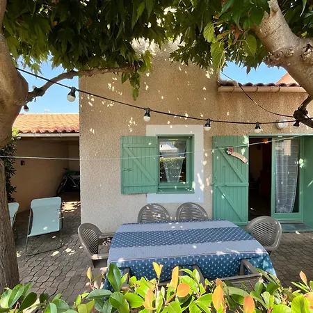 300m De La Plage, Adorable Maison Sud 2 5 Couchages Terrasse Ombragee Parking Lrhp14 Portiragnes
